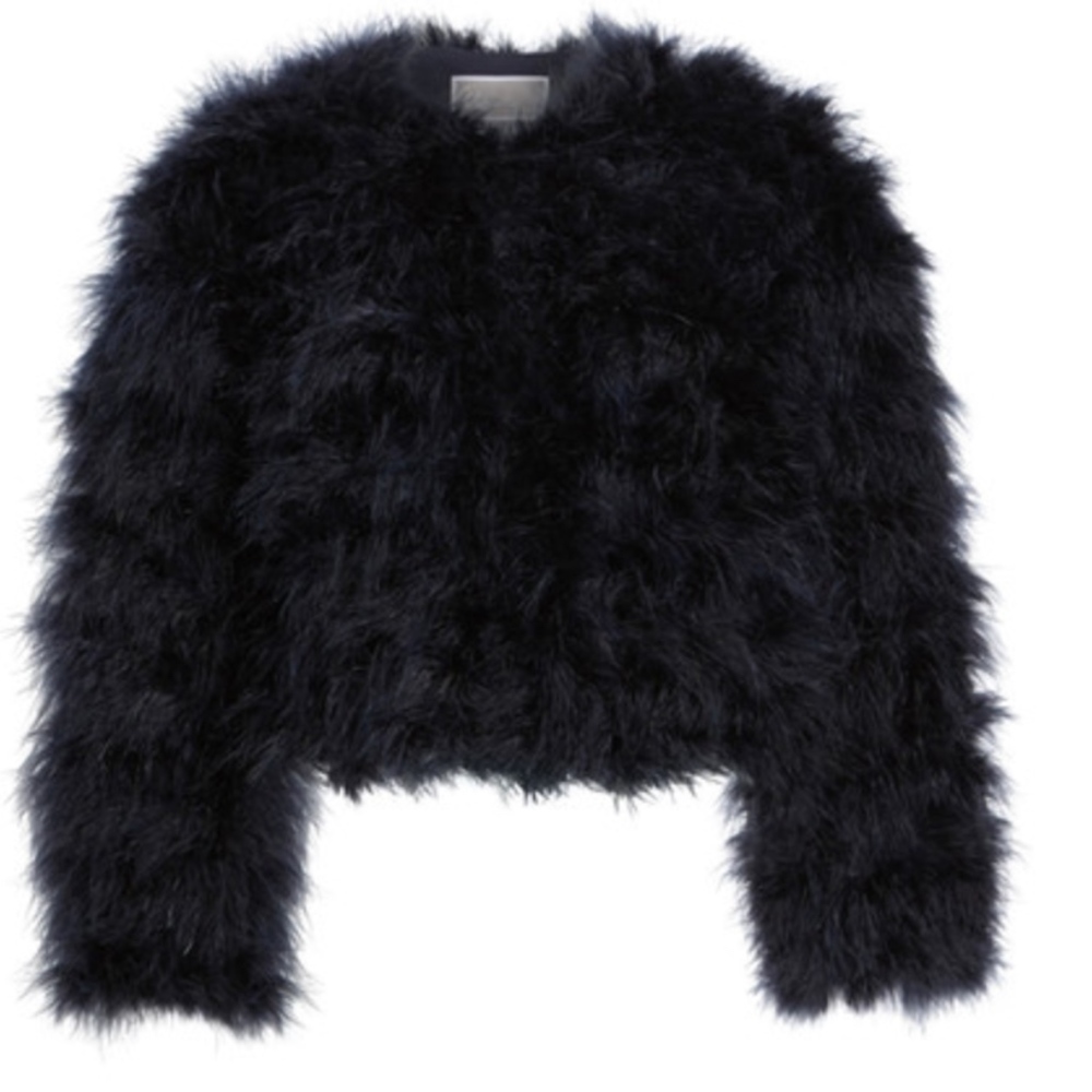 Feather Cropped Jacket | Chelsea28 - Picture 3 of 8